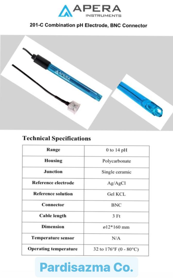 الکترود pH آپرا APERA